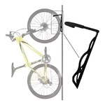 Soporte Porta Bicicleta Para Muralla Colgador De Bicicleta Color Negro