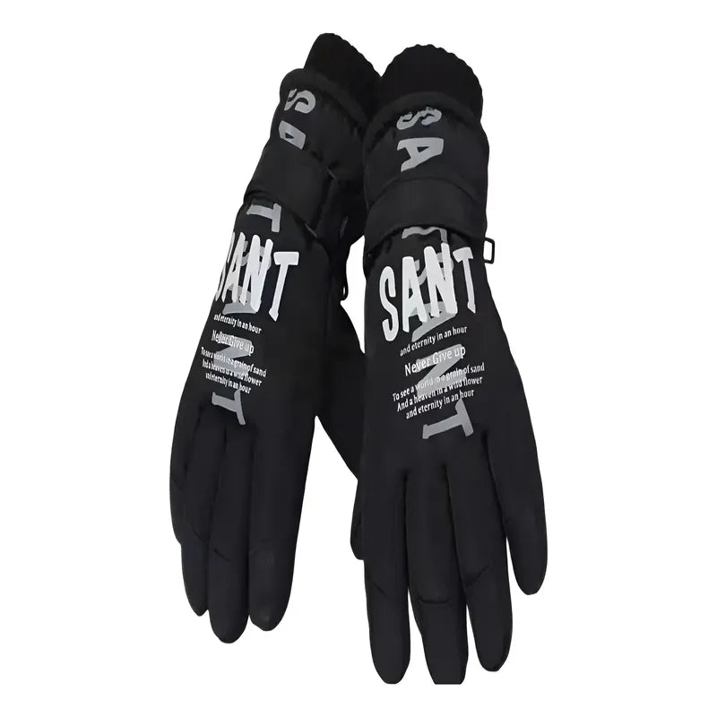 Guantes De Esquí Cálidos  Polar  Impermeable Para Nieve Frio