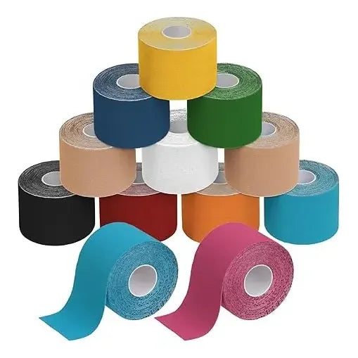 Pack 6 Kinesio Tape Cinta Kinesiologica Kinesiotape 5 X 5 Cm Varios