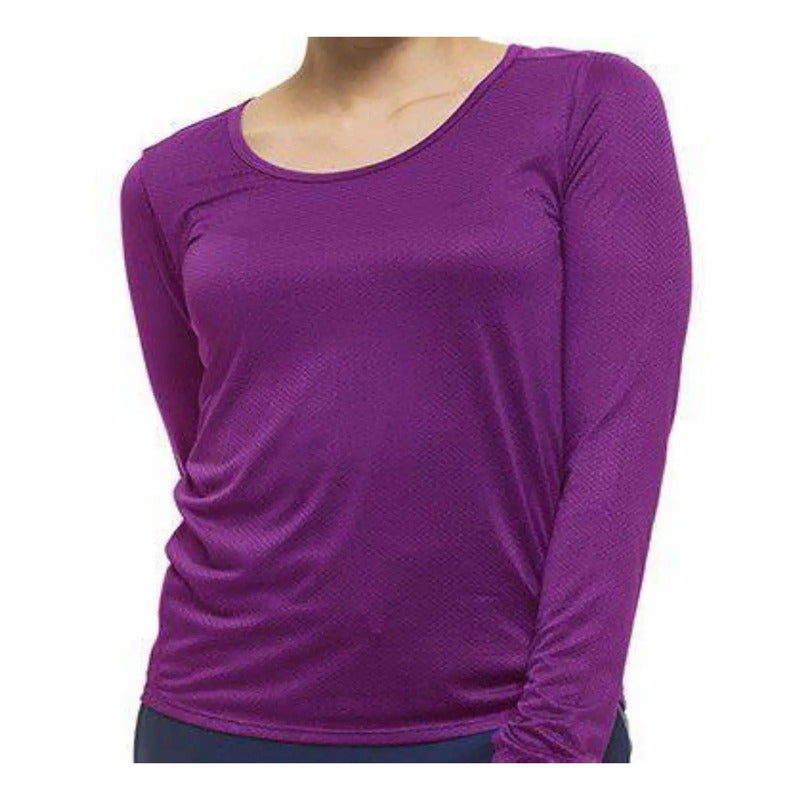 X3camisa Polera De Mujer Manga Larga Primera Capa 100% Bambu