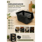 Organizador Gaveta Multiuso Apilable Ventilado Kendy Pack 6 Rosa