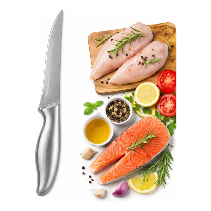 Cuchillo Cocina 28 Cm Acero Inoxidable Multiuso Ergonomico