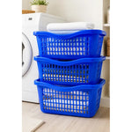 3 Cestas Apilables Organizadoras Anidable De 4 Litros Verde