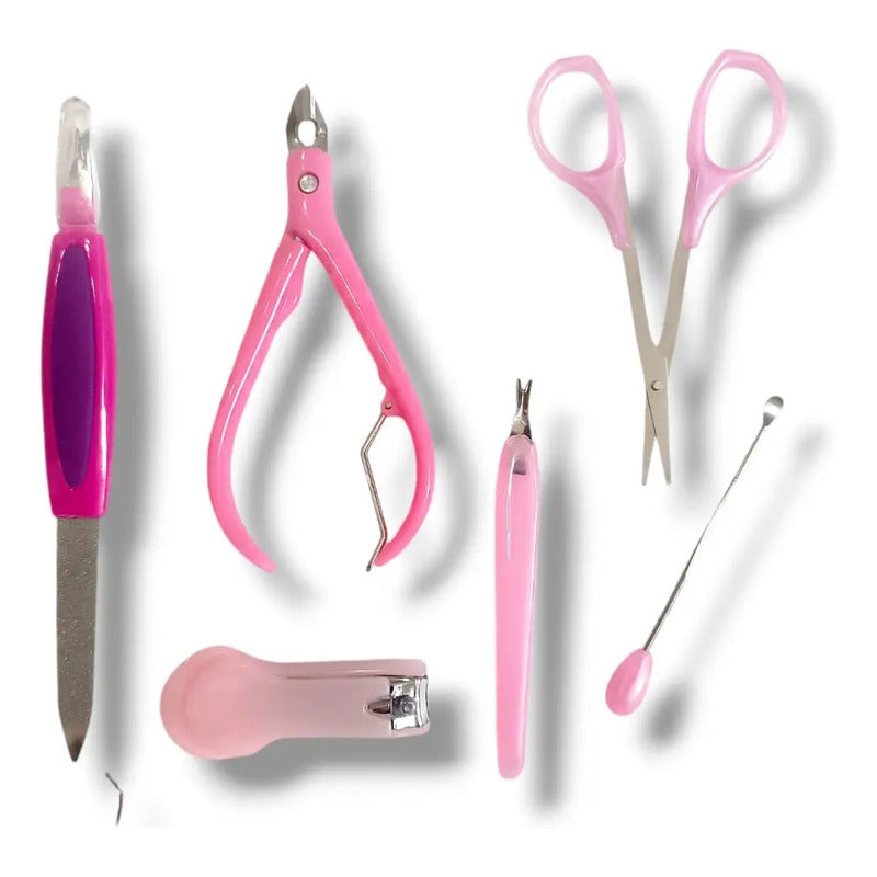 Set Pedicura Cortauñas Profesional Manicure Kit Uñas Aseo