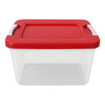 Caja De Plastico Organizadora 14 Litrs Con Broche Vitalplast