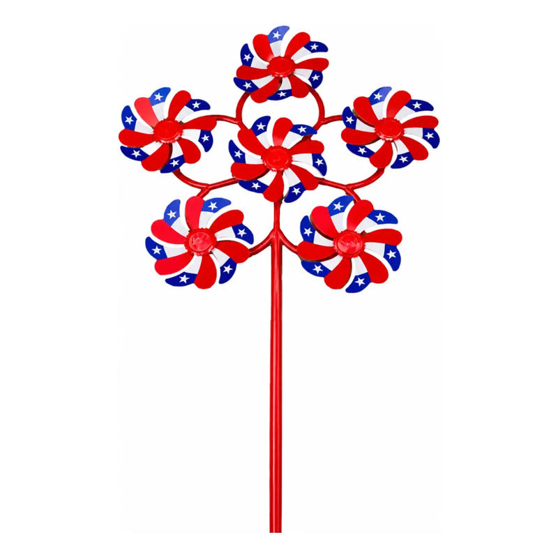 Remolino Decorativo Bandera Chile Para Fiestas Patrias Flor