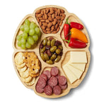 X3 Tabla  Para Servir Aperitivos Y Picoteo Bambú Picnic