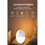 Maquina Ruido Blanco Para Bebe Con Luz Nocturna Sueño Bebe Blanco