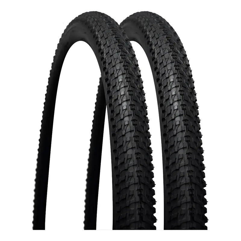 X2 Neumáticos Bicicleta Aro 27.5 X 2.125 Plegables Negro