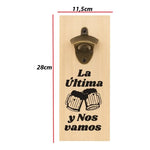 Destapador De Pared Abre Botellas Cerveza Bedidas Abridor