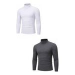 Pack 2 Camiseta Bambu Manga Larga Termica Hombre Beatle Surtidos Negro-blanco-gris-azul M-xl