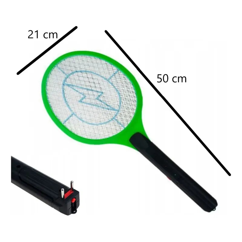 X2 Raqueta Mata Moscas Eléctrico Recargable Mosquitos Variado