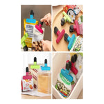 Clips Bolsas Sellado Fácil Alimentos Conservación Cocina