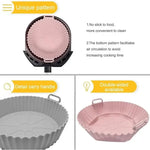 X3 Piezas Molde Silicon Freidora Aire Circular Reutilizable Surtidos