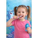 Cepillo Dental Para Pequeños Con Juguete Motivador Divertido Violeta