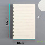 X9 Cuadernos Universitarios 100 Hojas 7mm Tapa Dura Línea Transparente