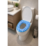 Cubre Asiento Funda Lavable Cálida Inodoro Taza Wc Baño