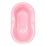 Bañera Bebe Niños Plástico Tina Bebe Ergonómica 78cm Liviana Rosa Lisa