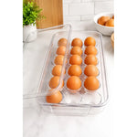 Organizador De Huevos Caja Para 18 Huevos Para Refrigerador  Transparente