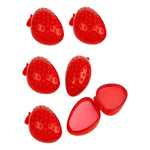 Pack6 Brillo Labial Frutilla Balsamo Labios Color Transparen Transparente