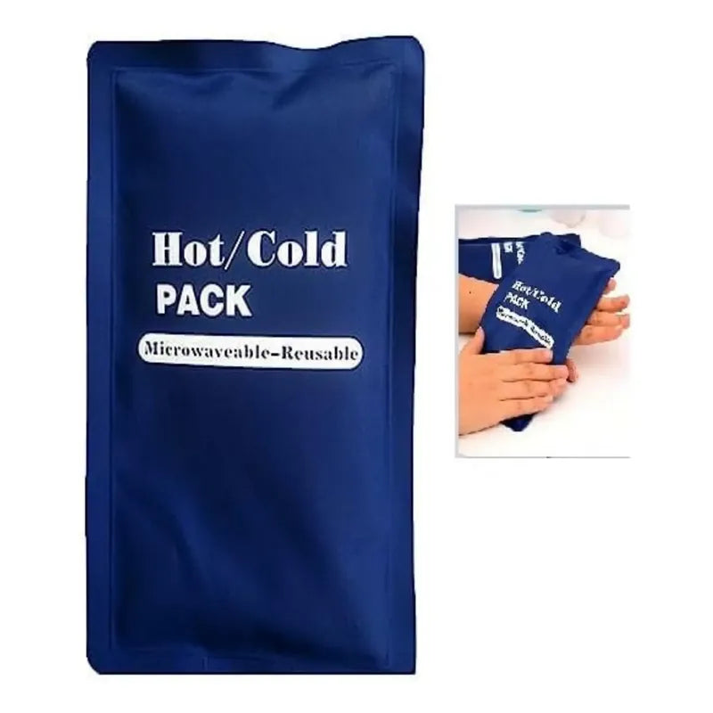 Gel Frio Calor Para Golpes Y Lesiones Reutilizable 23x13 Cm