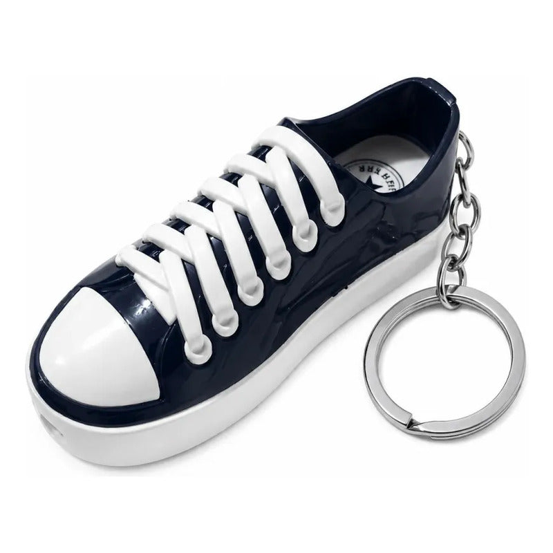 Encendedor Llavero Forma De Zapatilla Recargable Portátil Negro