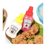 Botellas Pequeña De Salsa Y Mayo Tomate Portatil Tapa