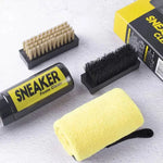 Kit Limpieza Cuidado Zapatillas Sneaker Cepillo Espuma Paño