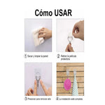 Ganchos De Pared Autoadhesivo Multiuso Colgador 12 Piezas