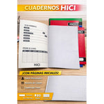 Pack X10 Cuadernos Collage 7mm 80 Hojas Hici Multicolor Variados