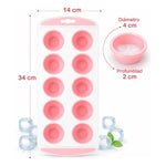 Cubetas Para Hielo Molde De Silicona Bandeja Hielera