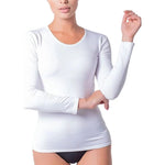Pack 24 Camisa Polera De Mujer Manga Larga Fibra De Bambú
