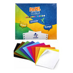 Carpeta De Papel Lustre 12 Laminas Colores Surtidos 37x26