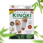 100 Parches Desintoxicantes Para Pies Kinoki Alivia Estres