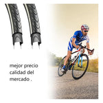 X2 Neumaticos Bicicleta 700x28c +2 Camaras Valvula Francesa