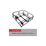 Servilletero Interponte Metálico Cuadrado Negro 18 Cm Negro