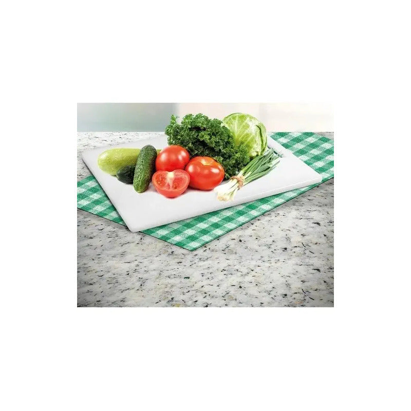Tabla Para Picar De Plástico Rectangular Con Manija Y Apta
