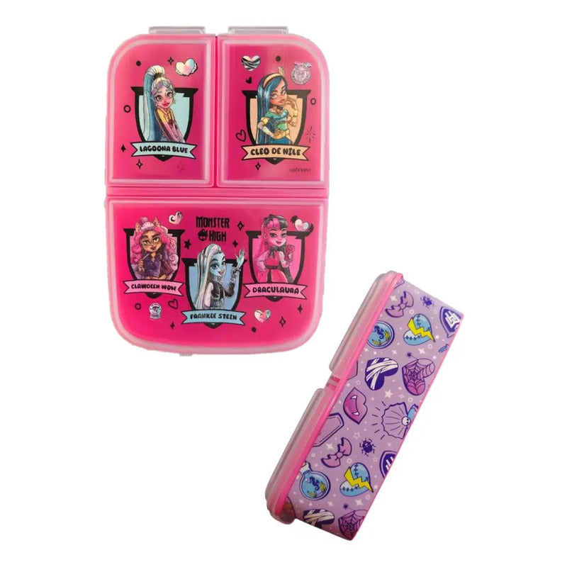 Hermetico Monster High Contenedor Sandwichera Multiple