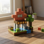 Cubos Bloques Magneticos Minecraft De Construccion 85 Piezas 85 A Eleccion