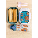 Set Lonchera Taper + Botella Para Jugo Colacion Infantil