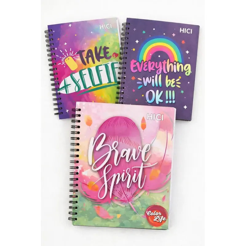 Pack X3 Cuaderno Universitario Hici 3 Materias 7mm 150hojas