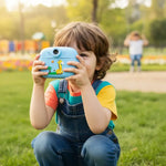 Camara Infantil Digital Fotofrafica Imprension Instantanea Celeste