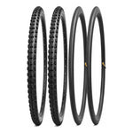 X2 Neumáticos + 2 Camaras Bicicleta Aro 26 X 2.125 Plegables Caluga Mixta / Semi Agresivo