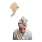 Toalla Para Pelo Turbante Microfibra Secar Cabello Color X3