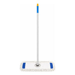 Mopa Algodón 60 Cm Con Mango + Repuesto Eficiencia Absorción Blanca