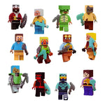 Set De 12 Figuras Minecraft Accesorios De Bloques