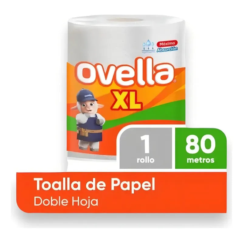 Toalla De Papel Nova Ovella Xl 80 Metros