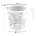 Jarra Medidora De Plástico De 1 Litro Color Transparente