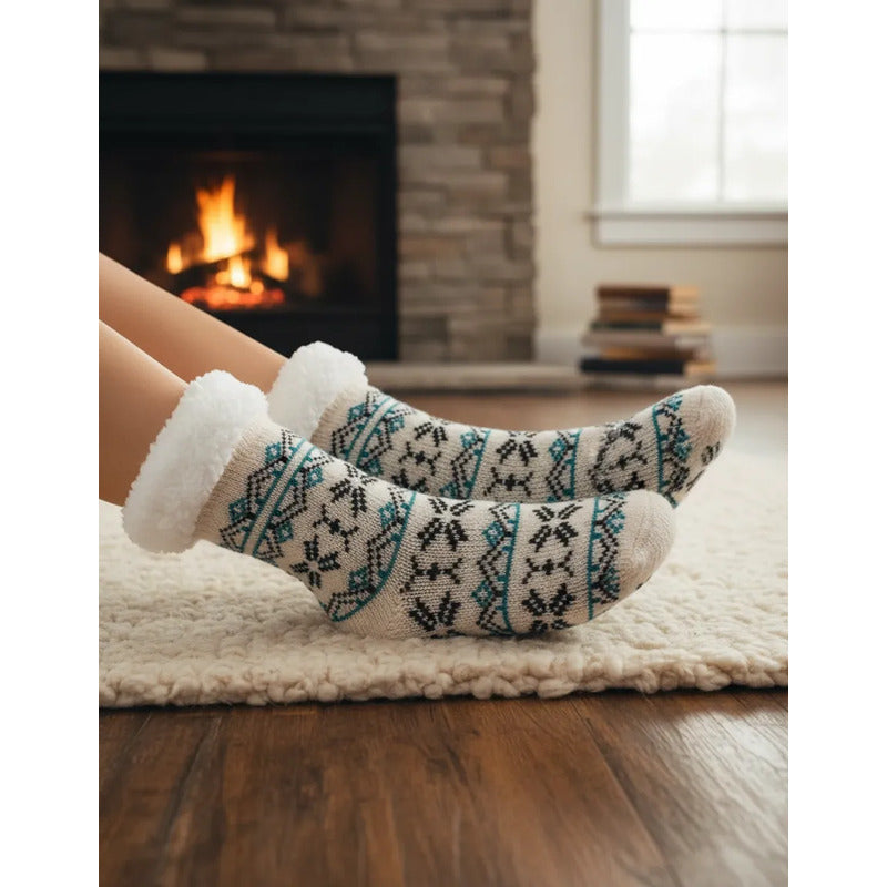 Pack 2 Calcetines Niña Y Niño De Termica Polar Para Invierno Surtidos Niño 31-35