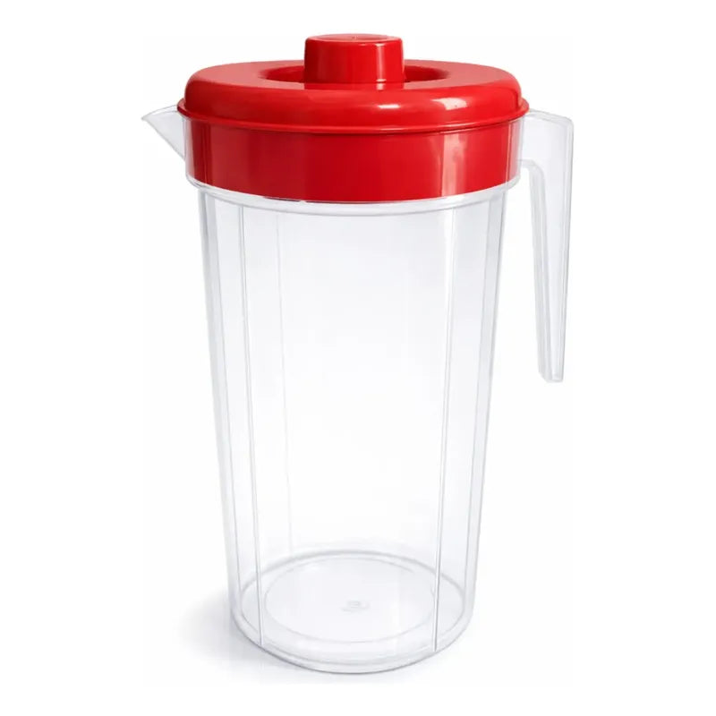 Jarro 4 Litros Plastico Con Tapa Jarra Para Jugo Agua Bebida Colores Varios Tapa